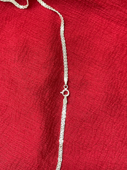 92.5 silver classy men’s chain 20 inches