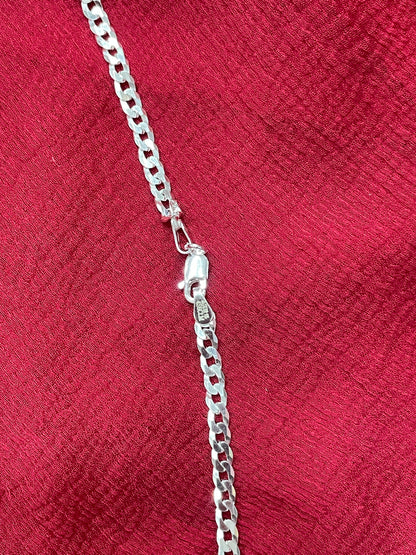 92.5 silver Cuban chain 20 inches