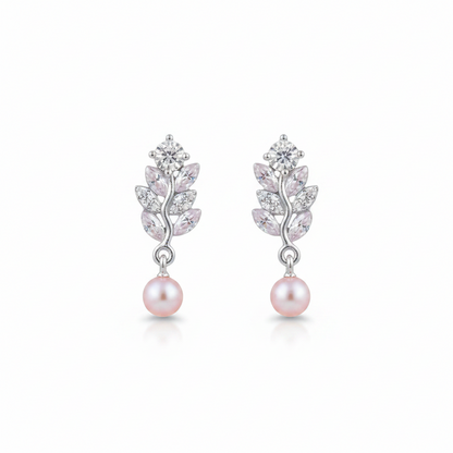 92.5 Silver Leaf Earrings for Women | Classy Minimal Design | Elegant Jewellery pair