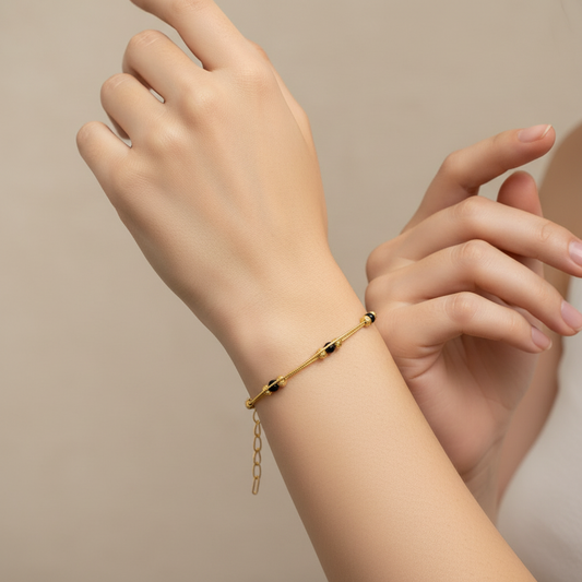92.5 Silver Gold Plated Blossom Bracelet | Stylish Floral Elegant Design | Jewellery