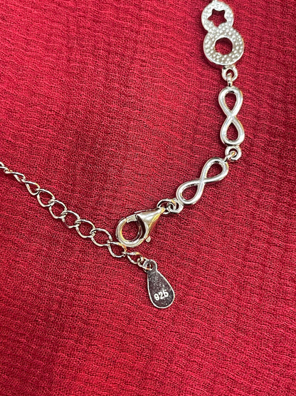 925 Silver Infinity Bracelet