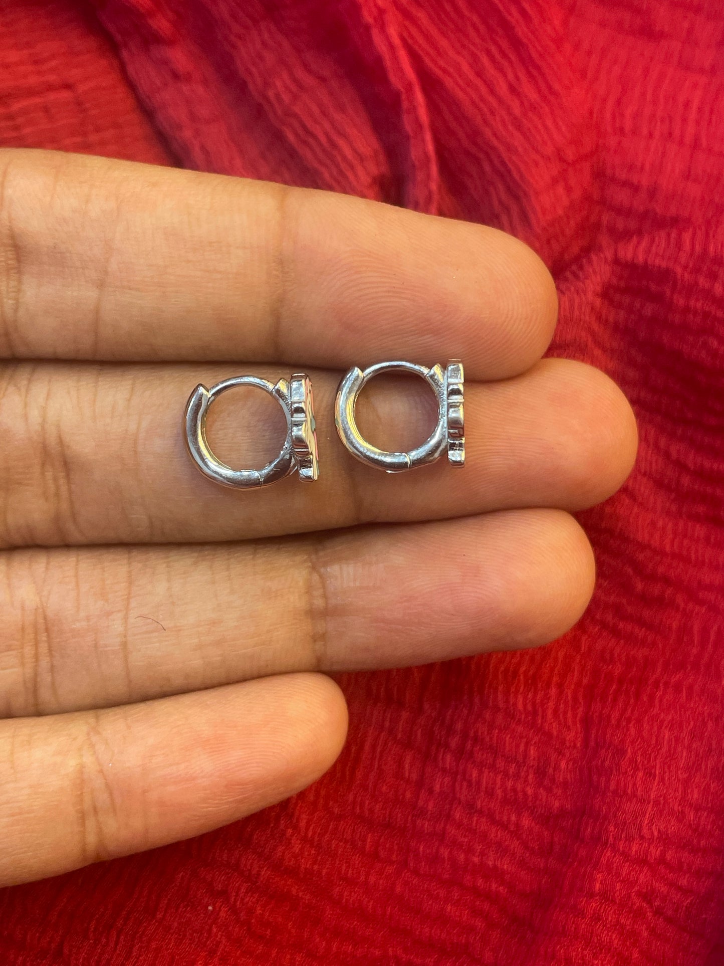 92.5 Silver Unicorn Kids Earrings | Cute Fantasy Design | Baby Jewellery