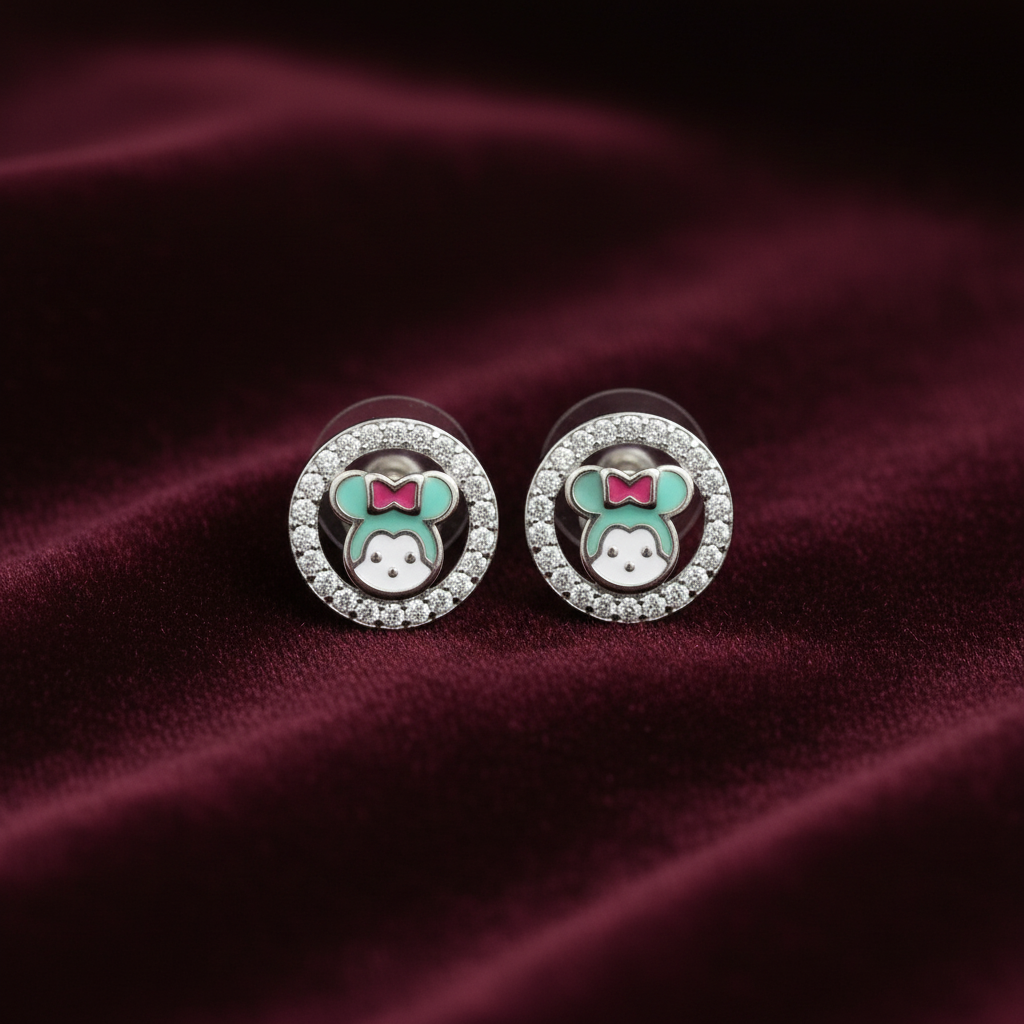 92.5 Silver Cute Stylish Earrings for Women | Elegant Trendy Design | Daily Wear Jewellery