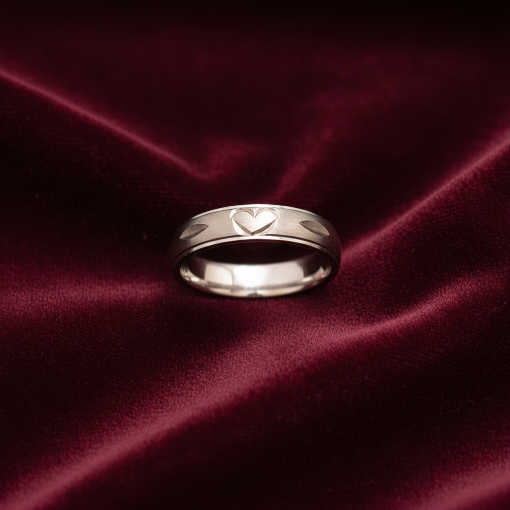 92.5 Silver Heart Ring for Women Size 12 | Stylish Romantic Symbol | Elegant Gift Jewellery