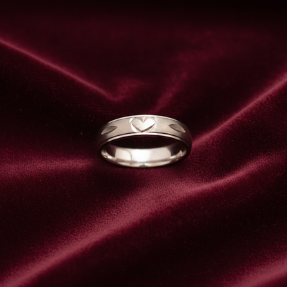 92.5 Silver Heart Ring for Women Size 12 | Stylish Romantic Symbol | Elegant Gift Jewellery