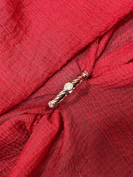 92.5 silver minimal ring size 13