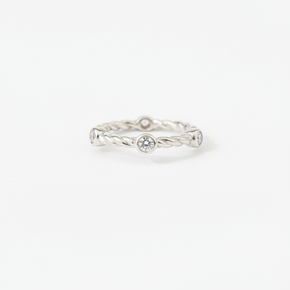 92.5 silver minimal ring size 13