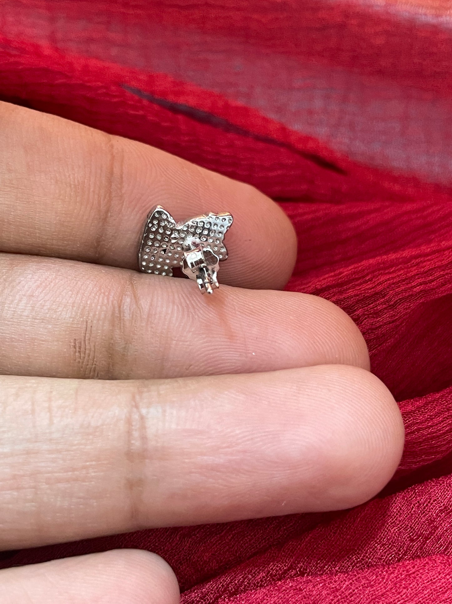 92.5 Silver Cute Fox Earrings for Women | Playful Animal Design | Stylish Trend Jewellery