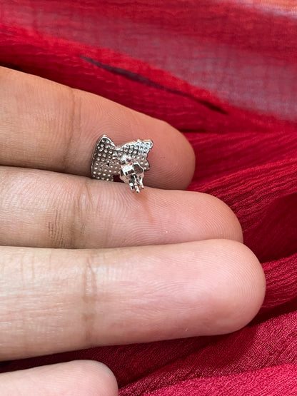 92.5 Silver Cute Fox Earrings for Women | Playful Animal Design | Stylish Trend Jewellery