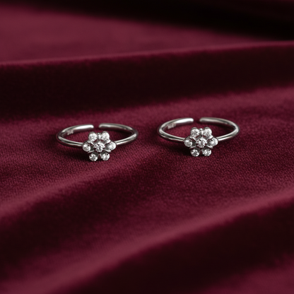 92.5 silver toe ring 