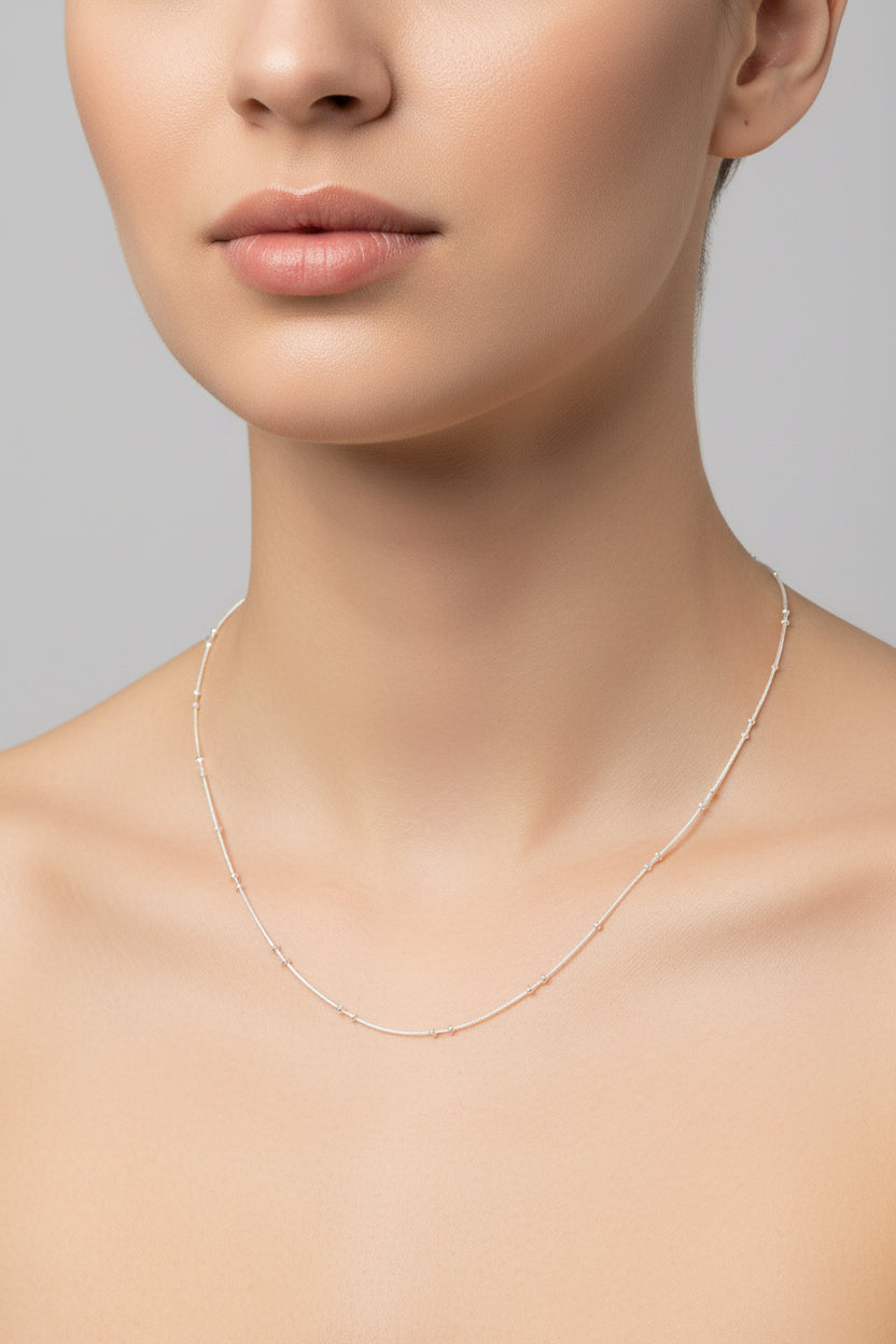 92.5 silver classy ball chain 18 inches