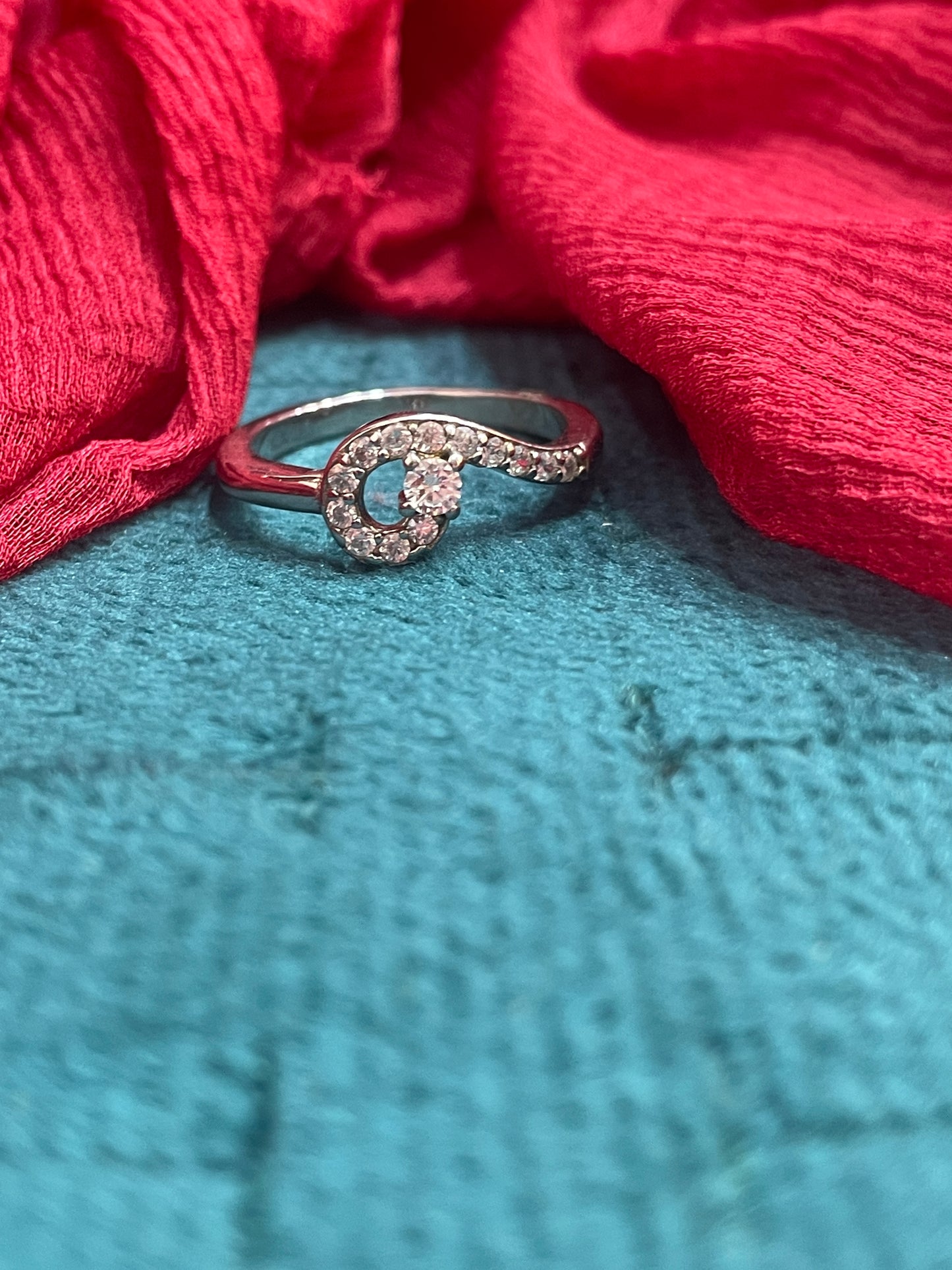 92.5 Silver Ring for Women Size 10 | Stylish Contemporary Design | Elegant Fashion Jewellery