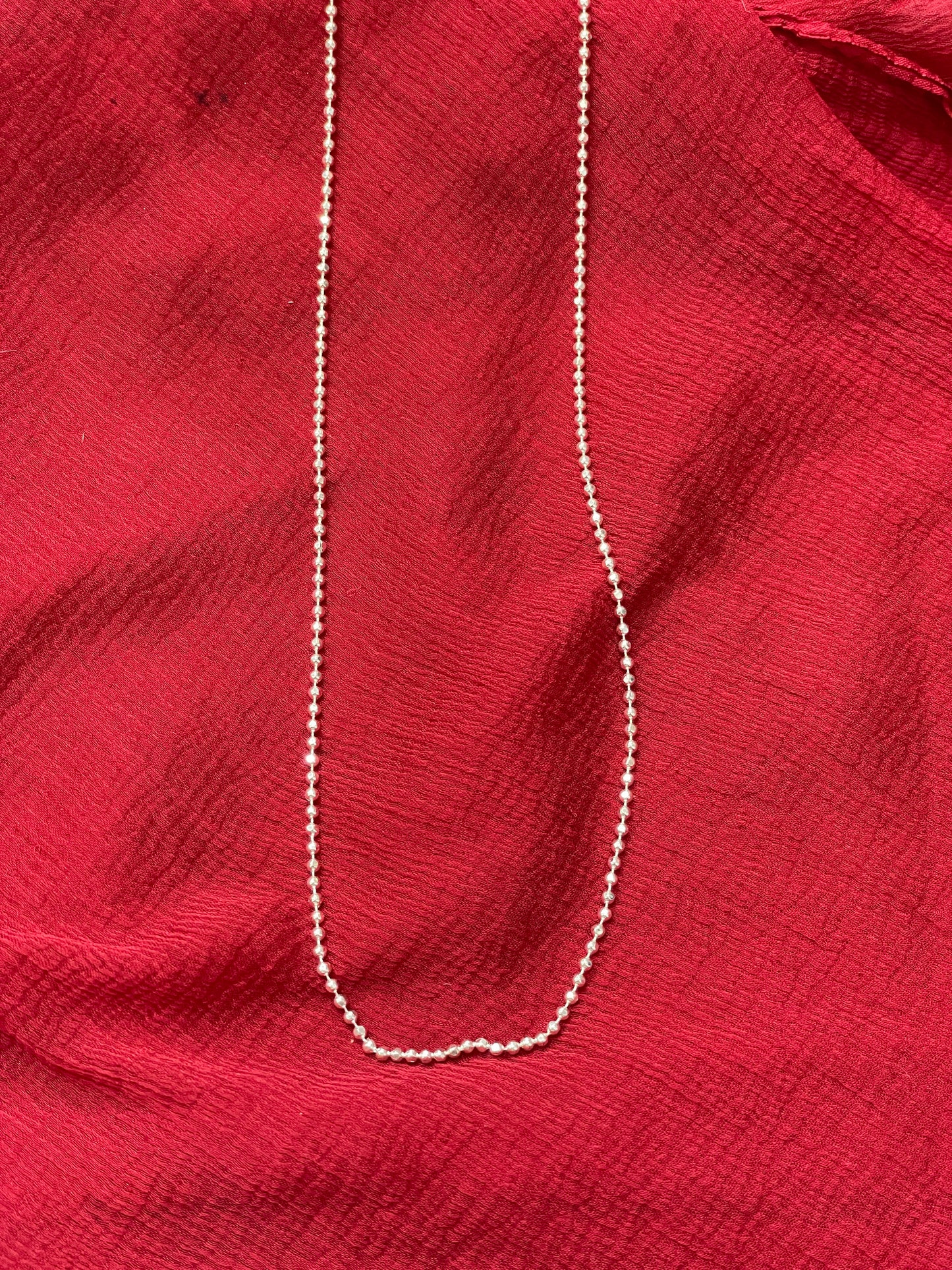 92.5 silver classy ball chain 20 inches
