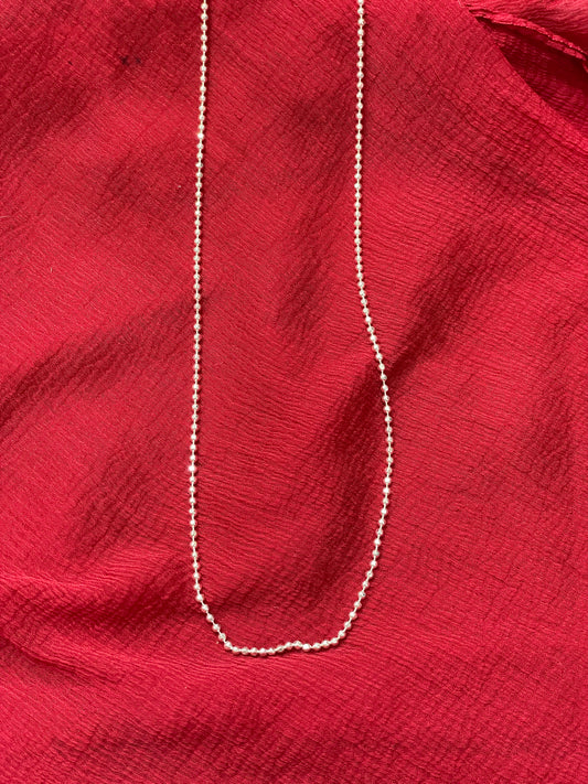 92.5 silver classy ball chain 20 inches