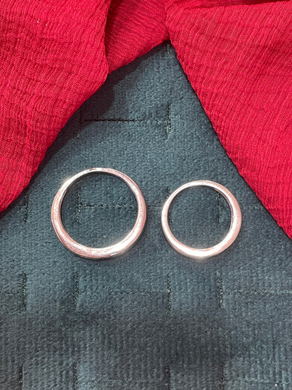 92.5 Silver Cat Couple Rings for Men Size 21 & Women Size 11 | Stylish Cute Matching Design | Elegant Love Jewellery