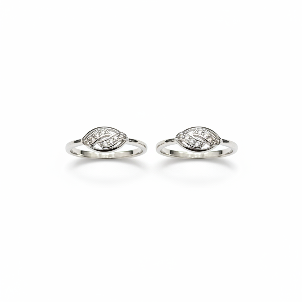925 Silver Oval Shape Toe rings