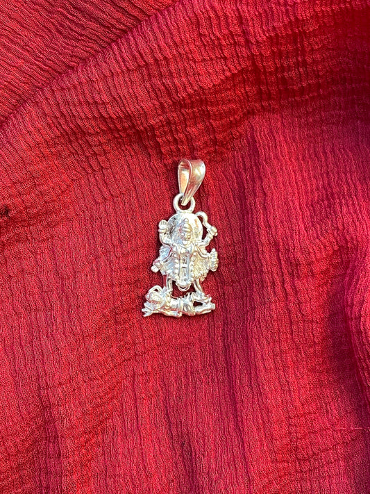 92.5 Silver Kali Mata Pendant for Men & Women | Goddess Kali Sacred Design | Spiritual Jewellery