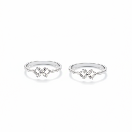 925 Silver Dainty Toe rings