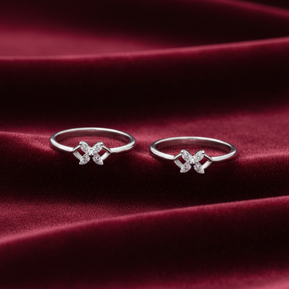 925 Silver Dainty Toe rings