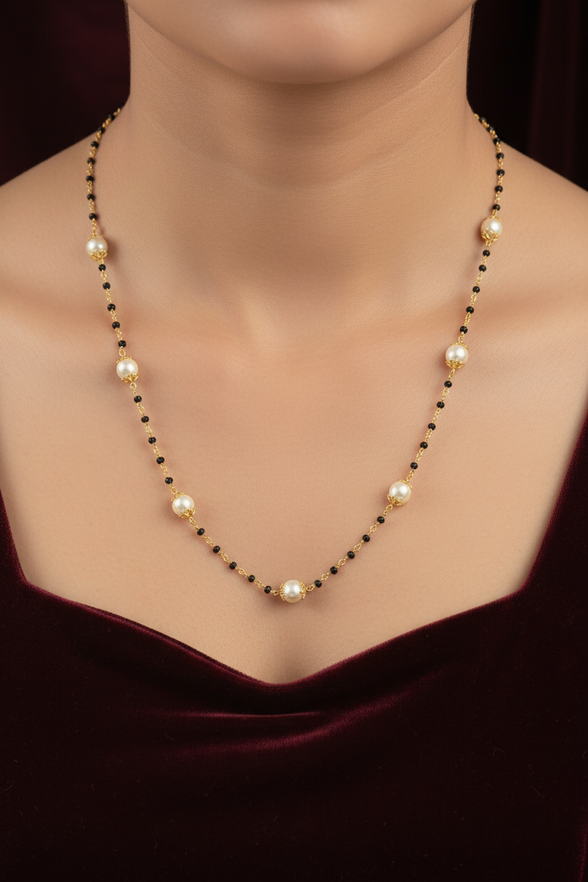 Black bean chains 16 inch