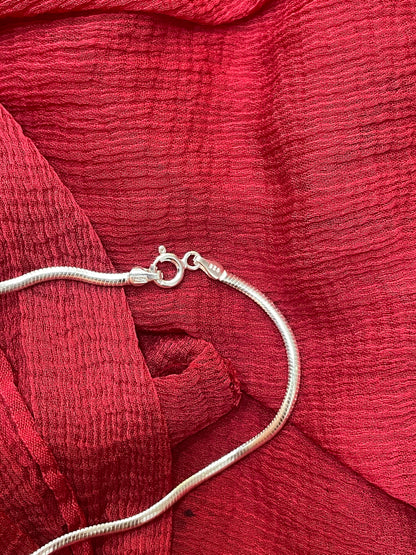 92.5 Silver Men’s Chain 20 Inches | Stylish Contemporary Link Design | Elegant Fashion Jewellery