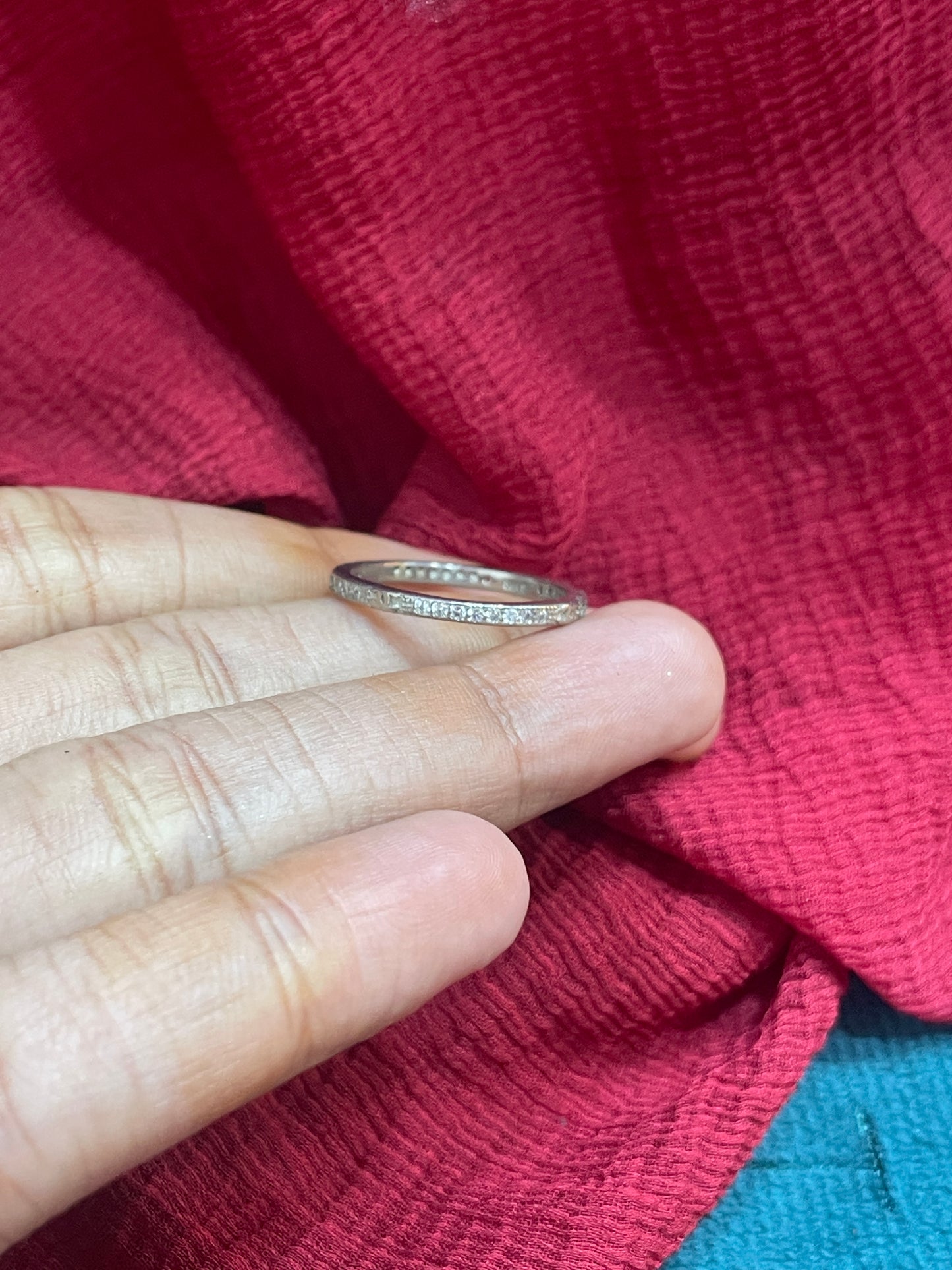 92.5 Silver Minimal Ring for Women Size 14 | Stylish Refined Design | Elegant Fashion Jewellery
