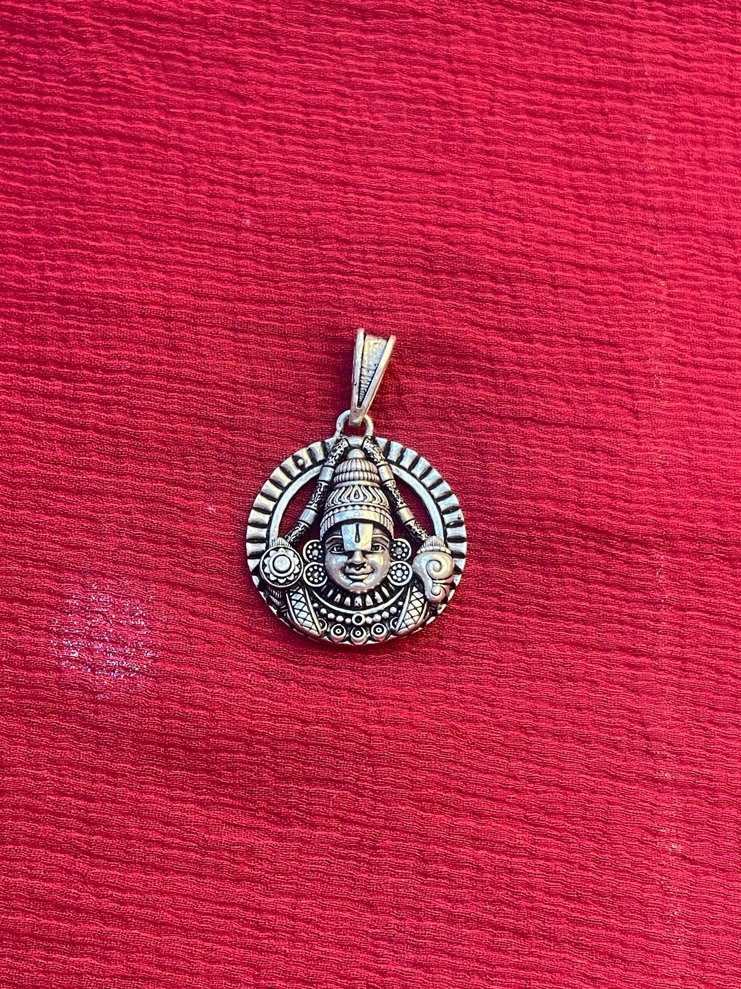 92.5 silver Venkateswara swamy pendant