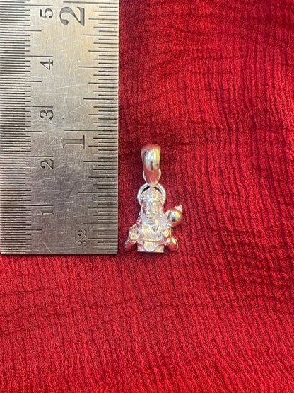 92.5 Silver Anjaneya Design Pendant for Men & Women – Temple Style Finish