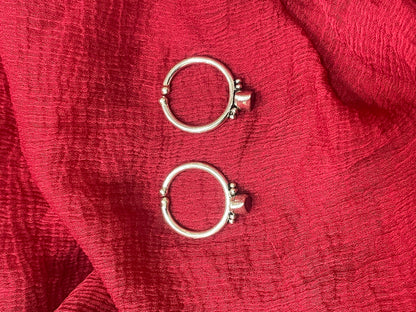92.5 Silver Simple Toe Rings for Women | Minimal Adjustable Daily Wear Jewellery