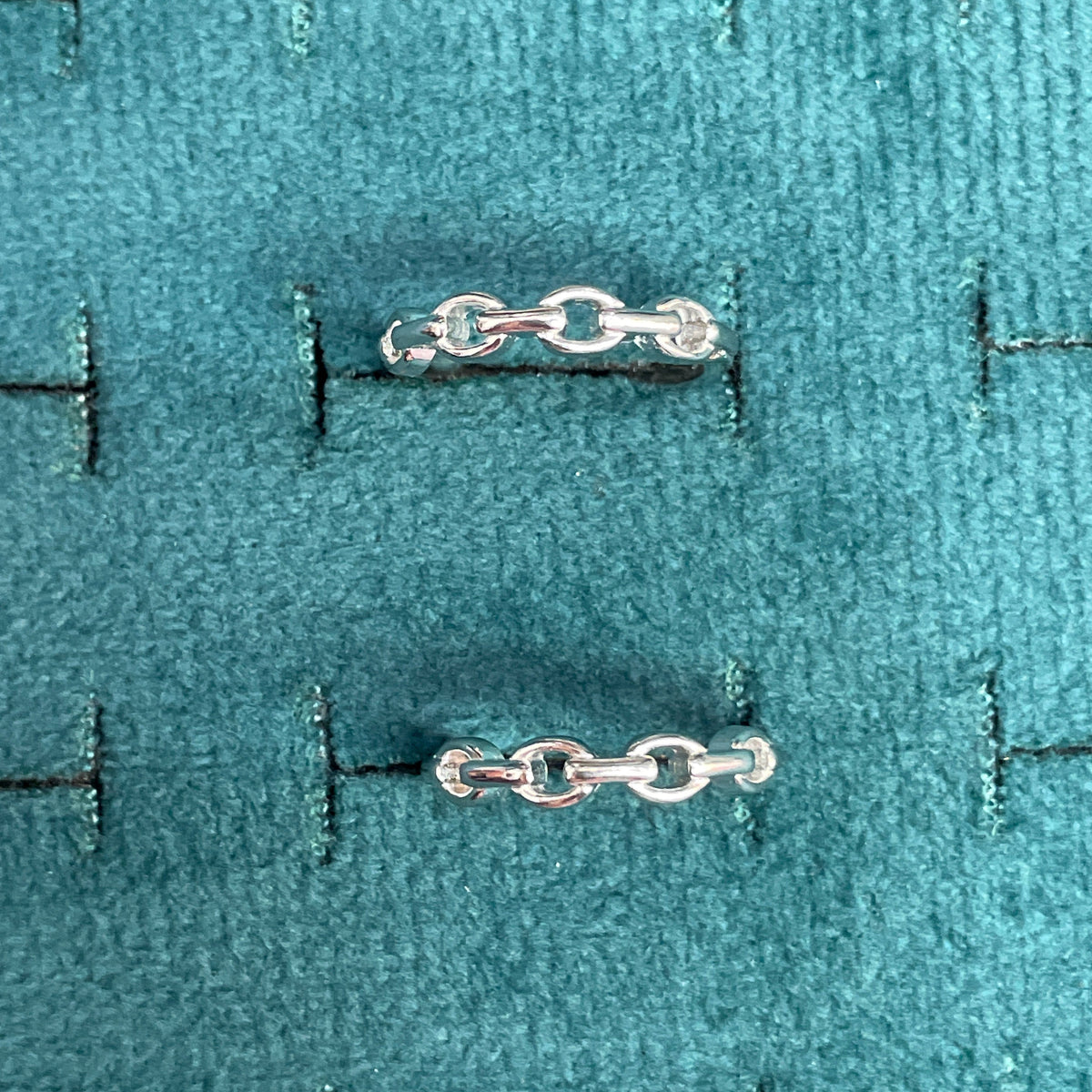 92.5 Silver Chain Link Toe Rings
