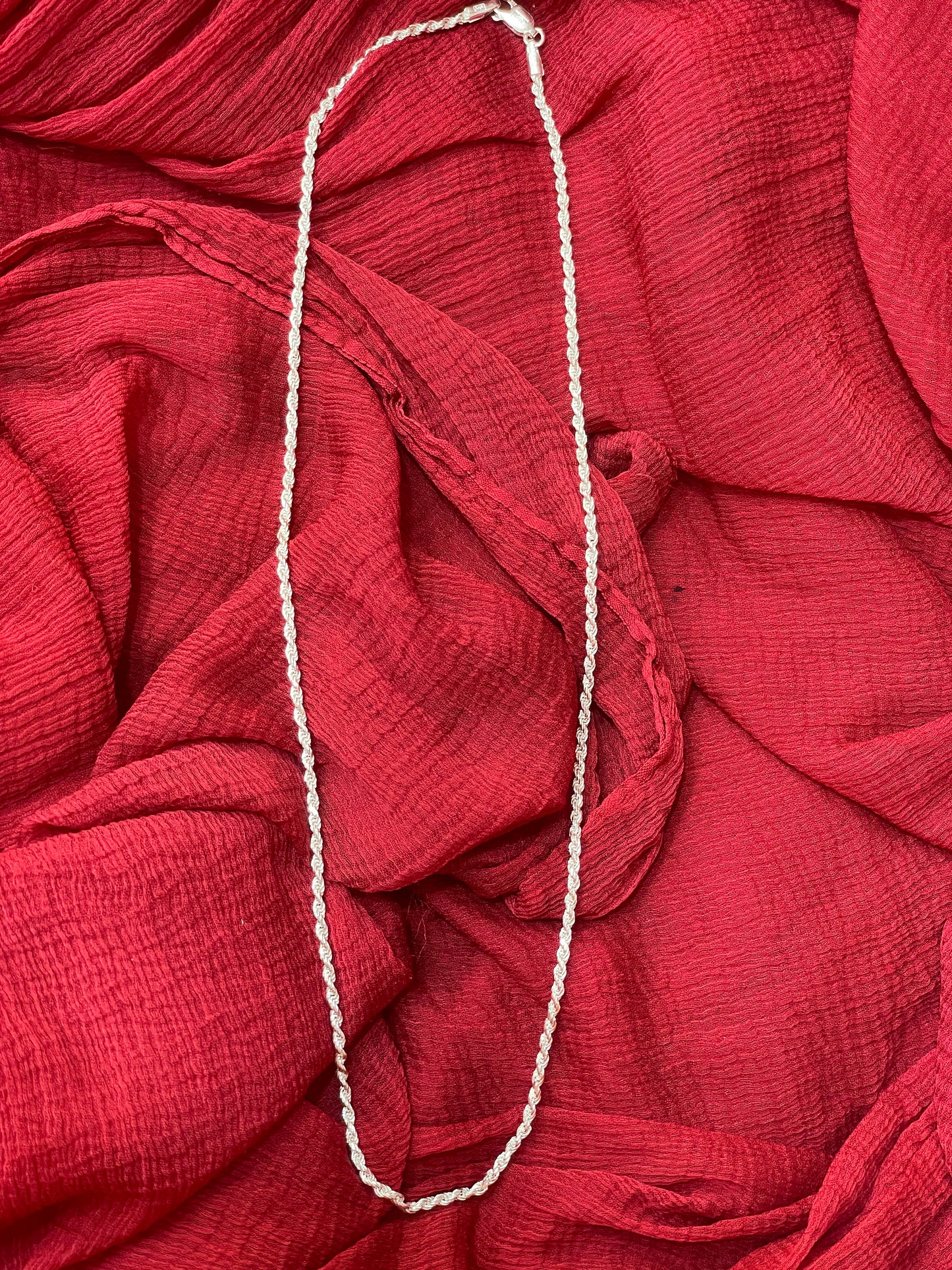 92.5 Silver Men’s Chain 18 Inches | Stylish Classic Link Design | Elegant Fashion Jewellery