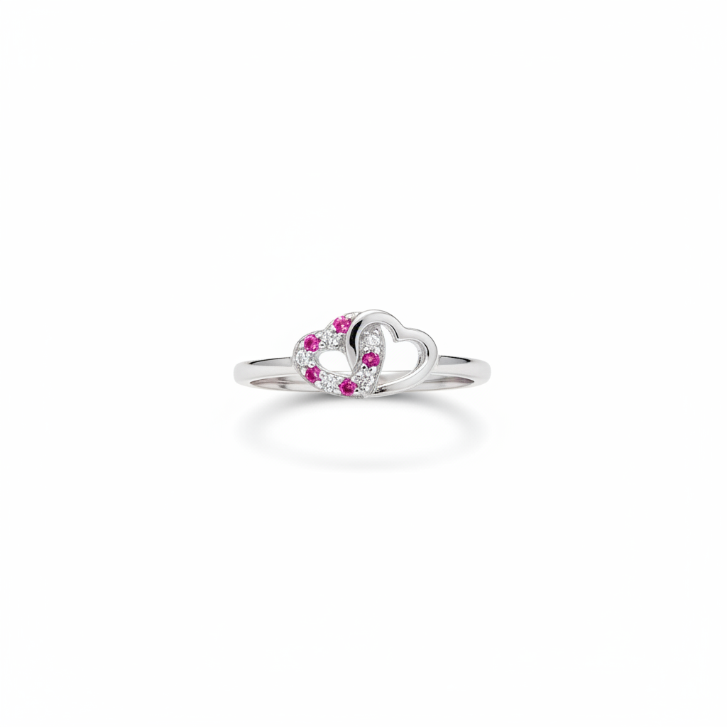 92.5 Silver Heart Ring for Women Size 8 | Stylish Soft Love Design | Elegant Jewellery