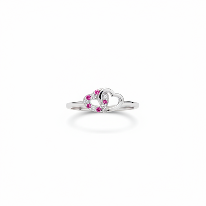92.5 Silver Heart Ring for Women Size 8 | Stylish Soft Love Design | Elegant Jewellery