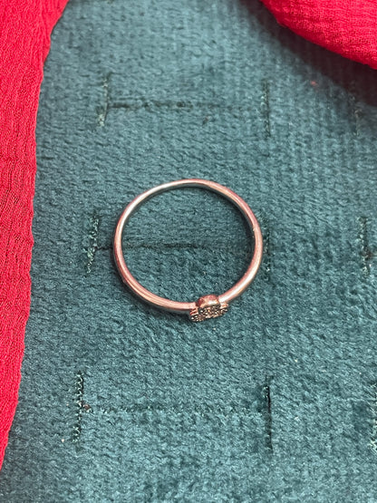 92.5 Silver Minimal Ring for Women Size 15 | Sleek Refined Design | Elegant Fashion Jewellery