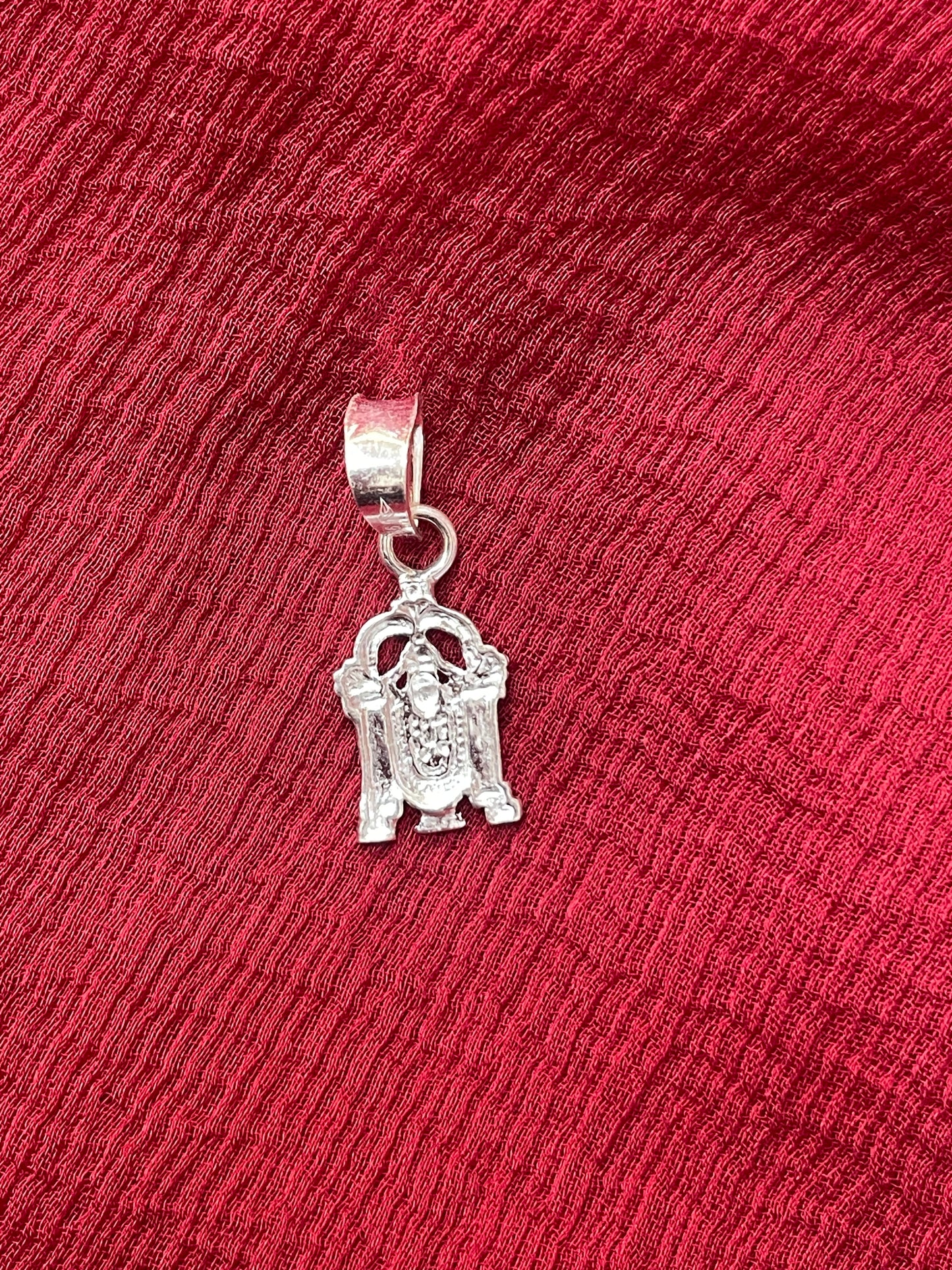 92.5 Silver Venkateswara Swamy (Balaji) Design Pendant for Men & Women – Traditional Temple Style