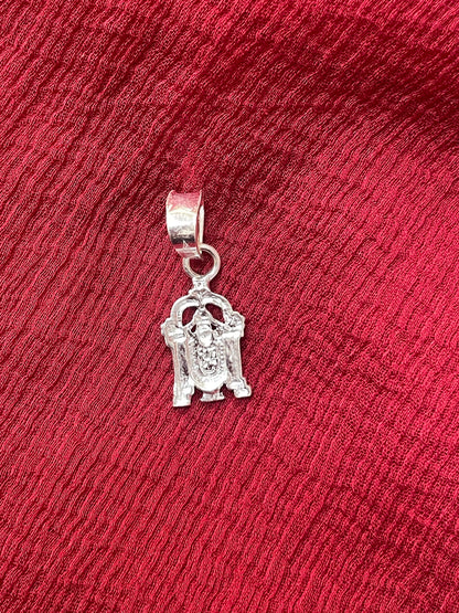 92.5 Silver Venkateswara Swamy (Balaji) Design Pendant for Men & Women – Traditional Temple Style