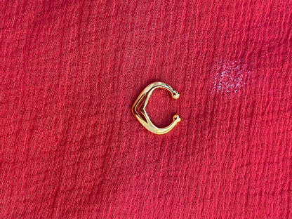 92.5 silver gold plated classy simple septum
