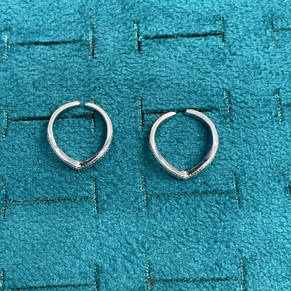 92.5 Sterling Silver Classy Stylish Toe Rings for Women | Elegant Minimal Design