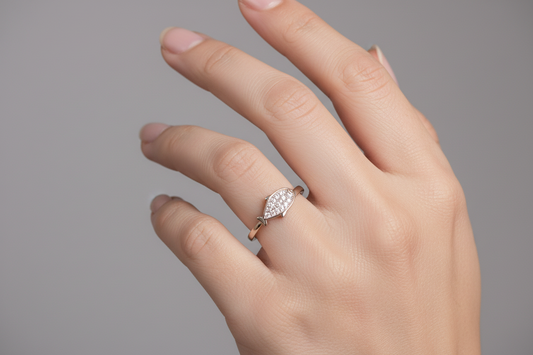 92.5 Silver Fish Ring for Women Size 10 | Unique Aqua-Inspired Design | Elegant Fashion Jewellery