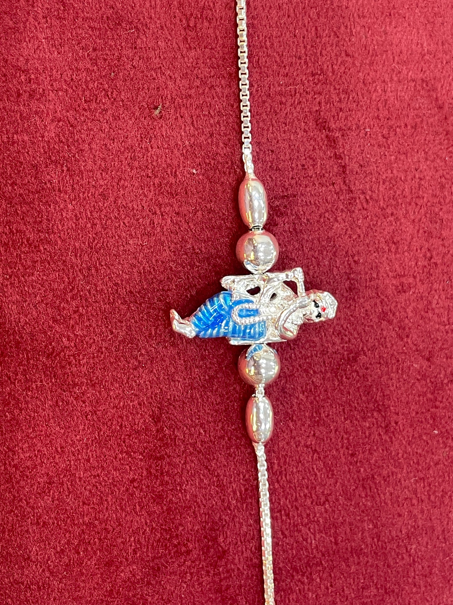 925 Silver Krishna Rakhi