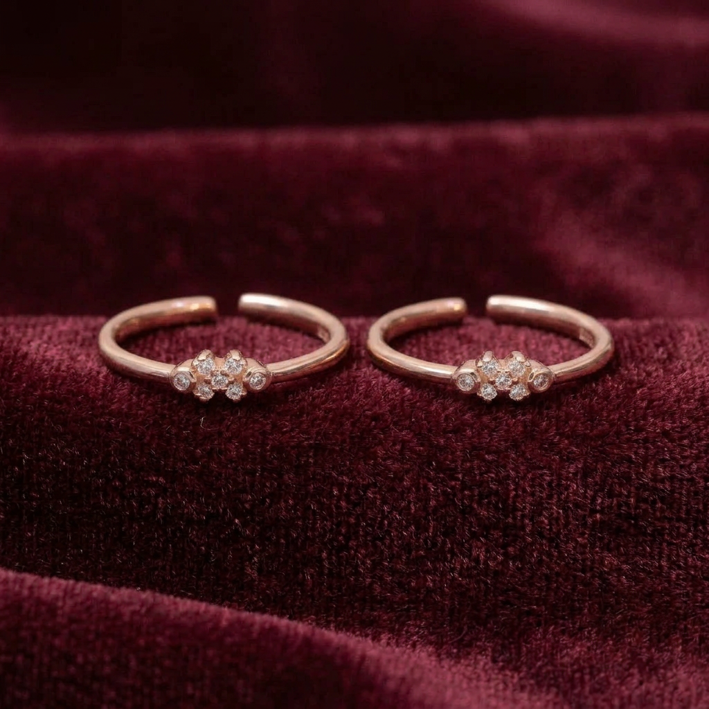92.5 silver toe Ring 