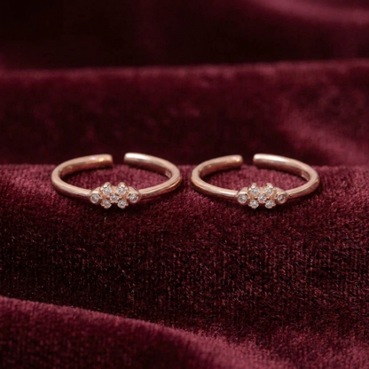 92.5 silver toe Ring 