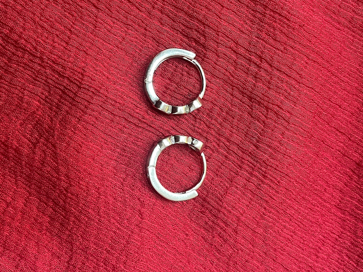 92.5 Silver Sleek Bali Earrings for Women | Minimal Hoop Style | Modern Jewellery