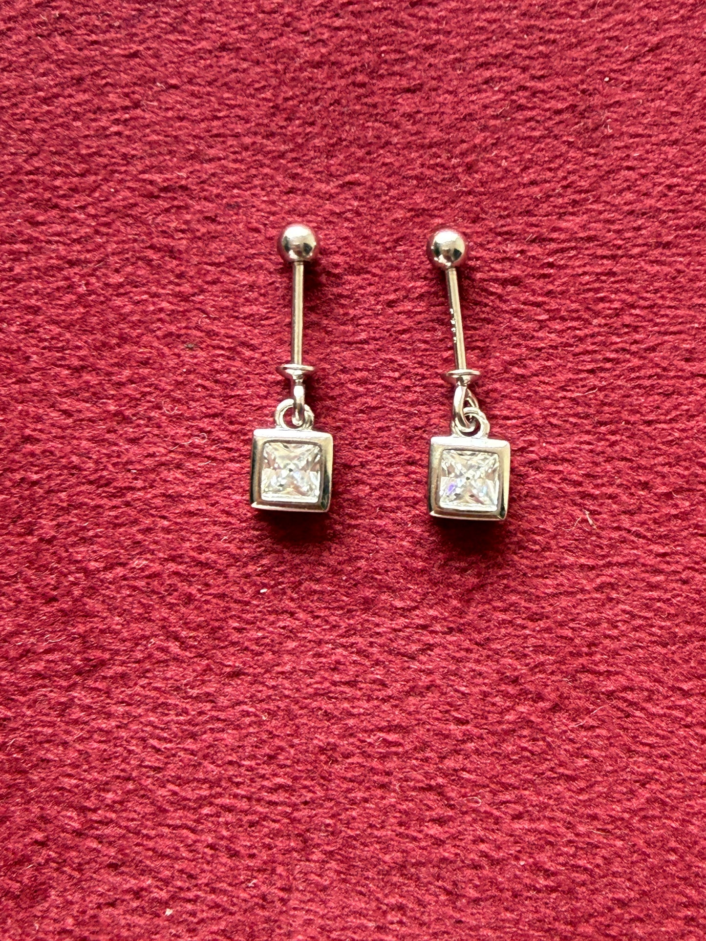 92.5 Silver Square Bugadi Pair