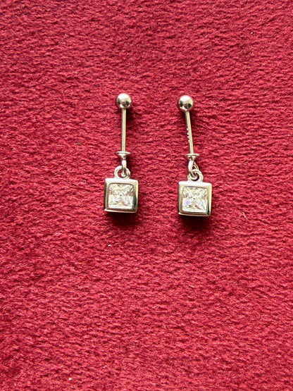 92.5 Silver Square Bugadi Pair