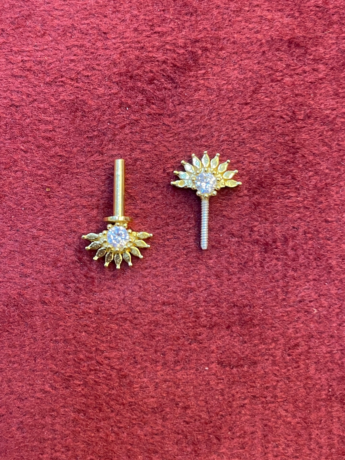 92.5 Silver Sun Bugadi | Stylish Traditional Motif Design | Elegant Jewellery ( pair)