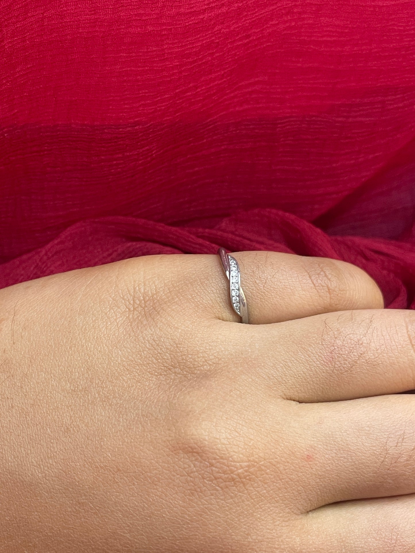 92.5 Silver Minimal Ring for Women Size 12 | Stylish Sleek Design | Elegant Fashion Jewellery