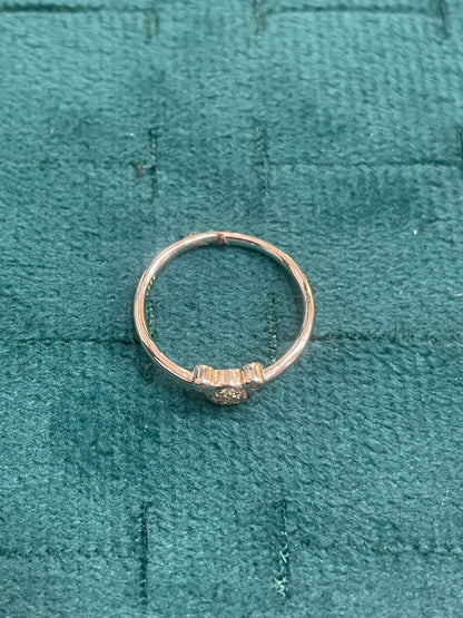 92.5 Silver Cute Ring for Women Size 10 | Stylish Playful Design | Elegant Fashion Jewellery