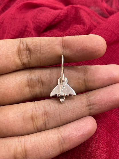 92.5 Silver Oxidised Earrings for Women | Vintage Ethnic Design | Traditional Jewellery