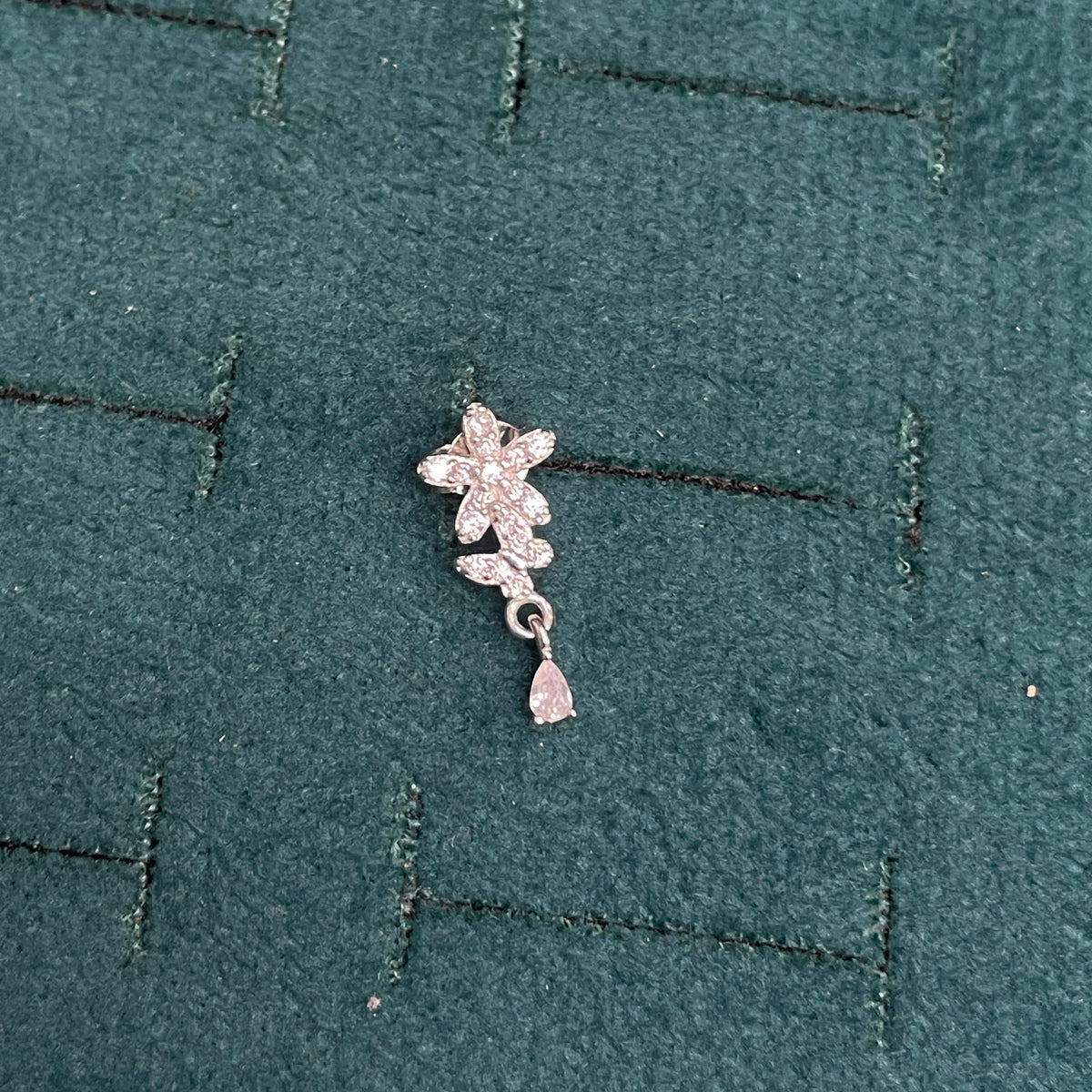 92.5 Silver Floral Stud Earrings | Premium Classy Design | Jewellery pair